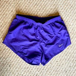 Purple Nike Running Shorts